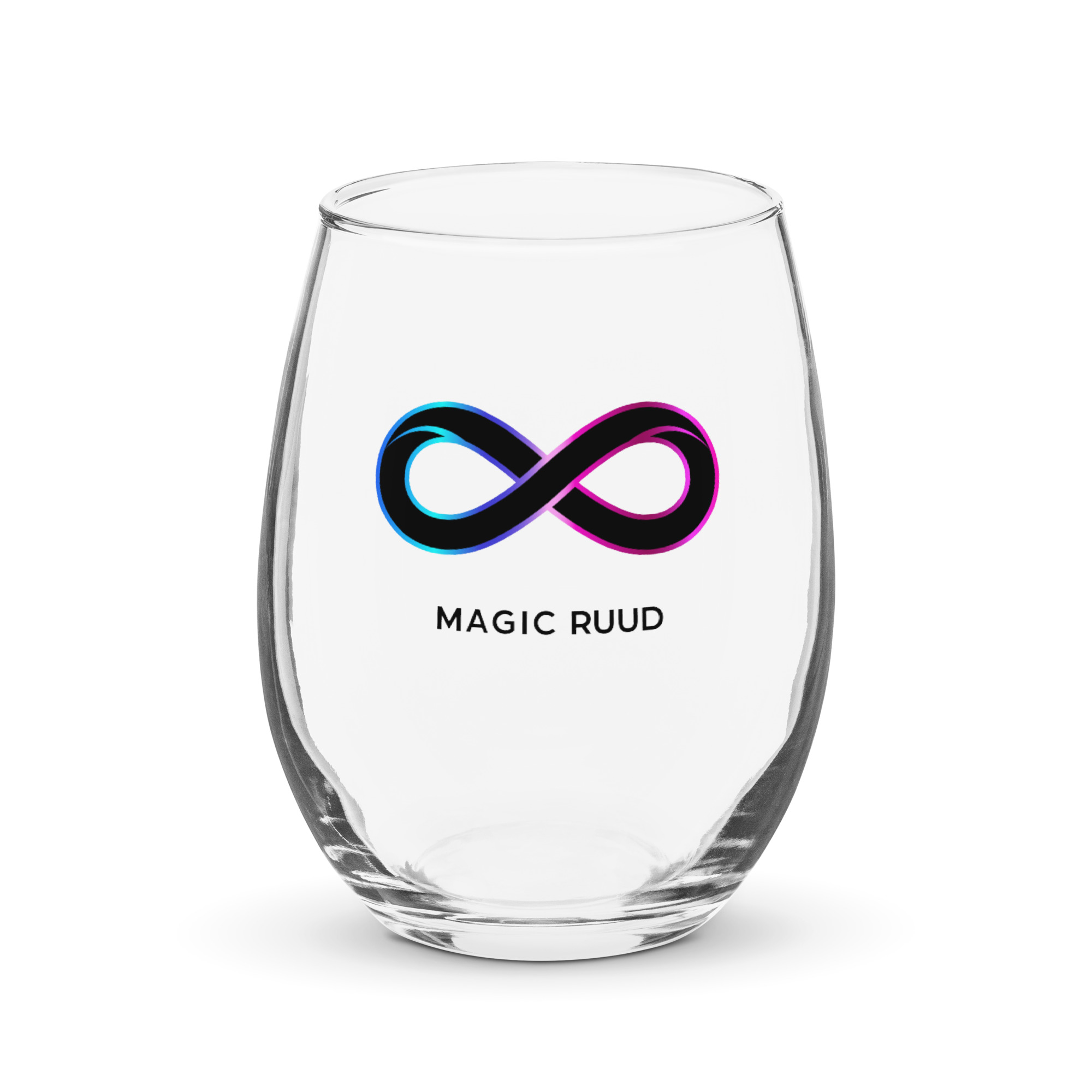 Stemless wine glass